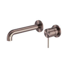 Mecca Wall Basin/Bath Mixer Separate Back Plate 185mm
