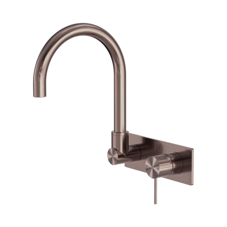 Mecca Wall Basin/Bath Mixer Swivel Spout