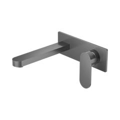 Ecco Wall Basin/Bath Mixer with Back Plate