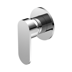 Ecco Shower Mixer 80mm Round Plate
