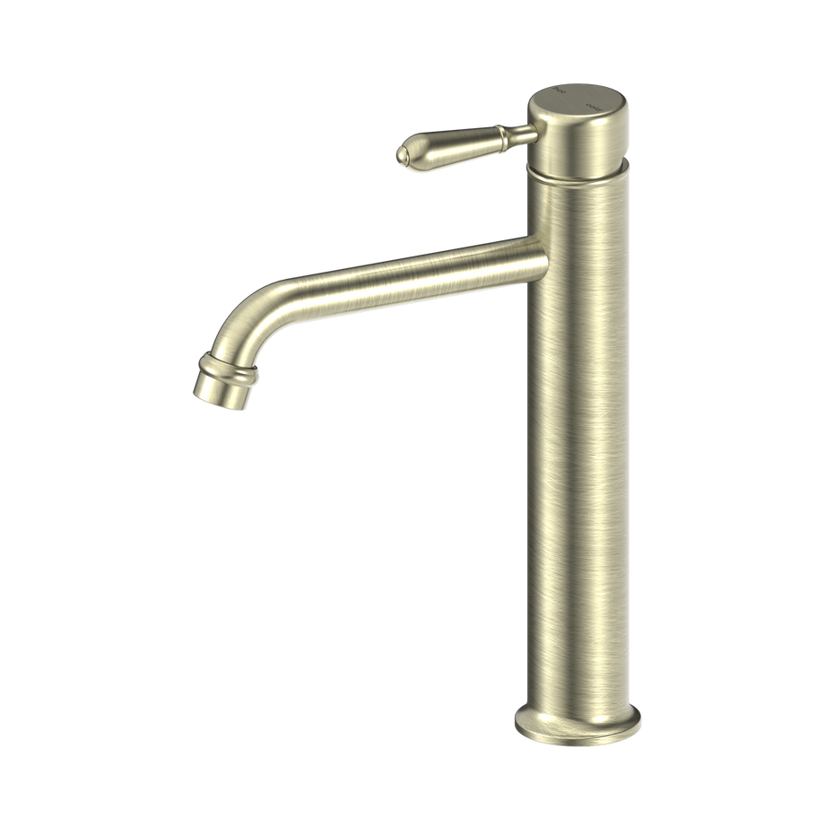 York Straight Tall Basin Mixer With Metal Lever