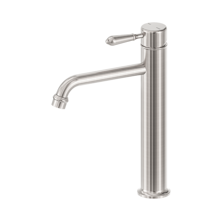 York Straight Tall Basin Mixer With Metal Lever
