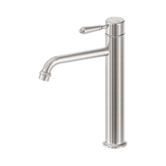 York Straight Tall Basin Mixer With Metal Lever