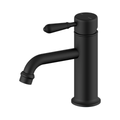 York Straight Basin Mixer With Metal Lever