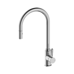 York Pull Out Sink Mixer With Vegie Spray Function With Metal Lever