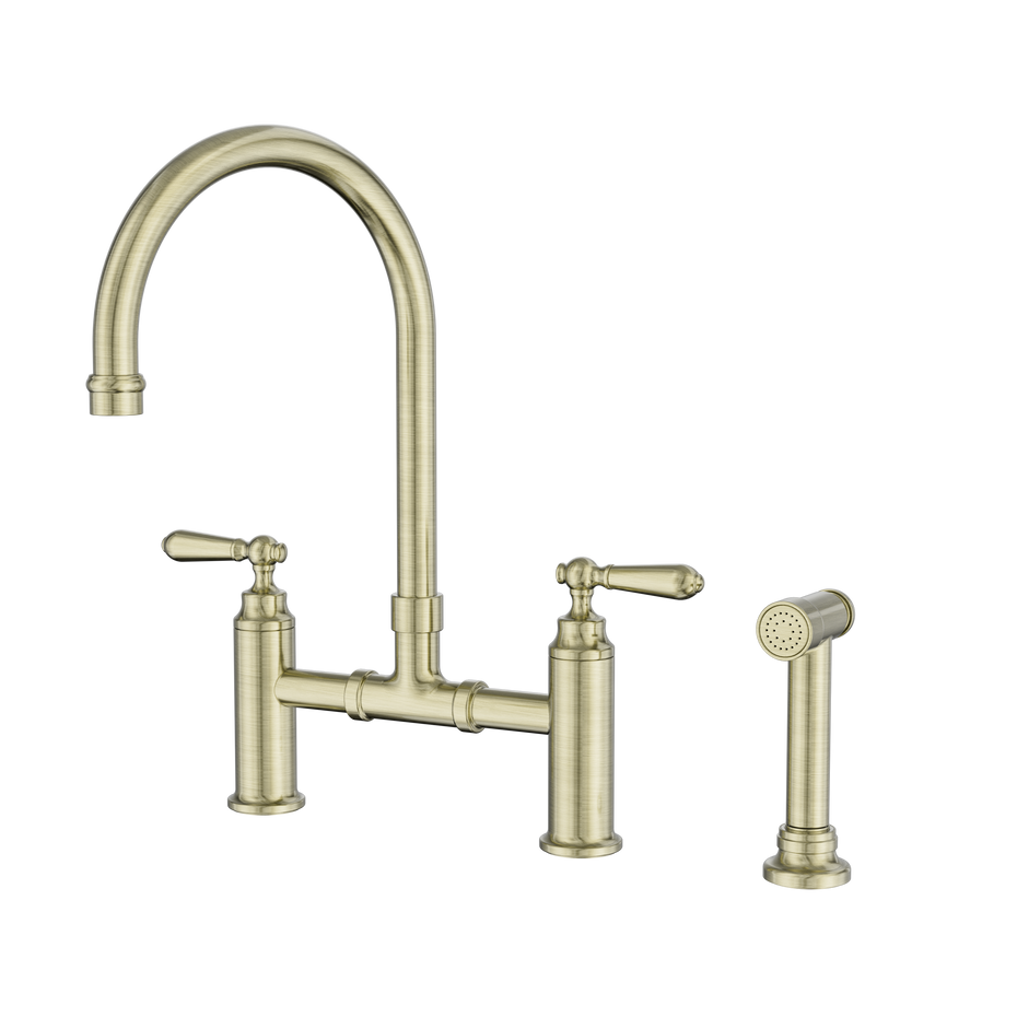 York Bridge Kitchen Set With Hand Spray