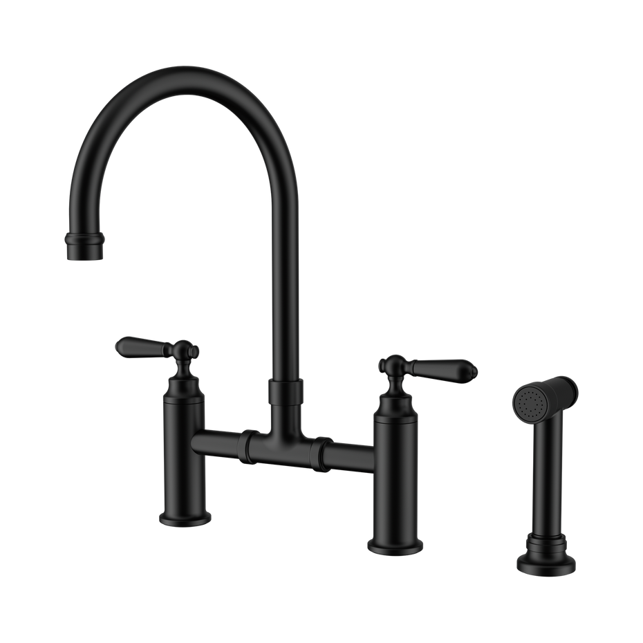 York Bridge Kitchen Set With Hand Spray