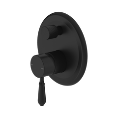 York Shower Mixer With Diverter With Metal Lever