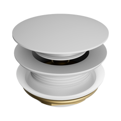 Short Pop Up Bath Waste 40mm