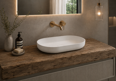 Newline Solid surface Oval Basin