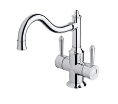 Nostalgia Twin Handle Sink Mixer 230mm Shepherds Crook