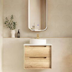 Byron Natural Oak Vanity - 600mm