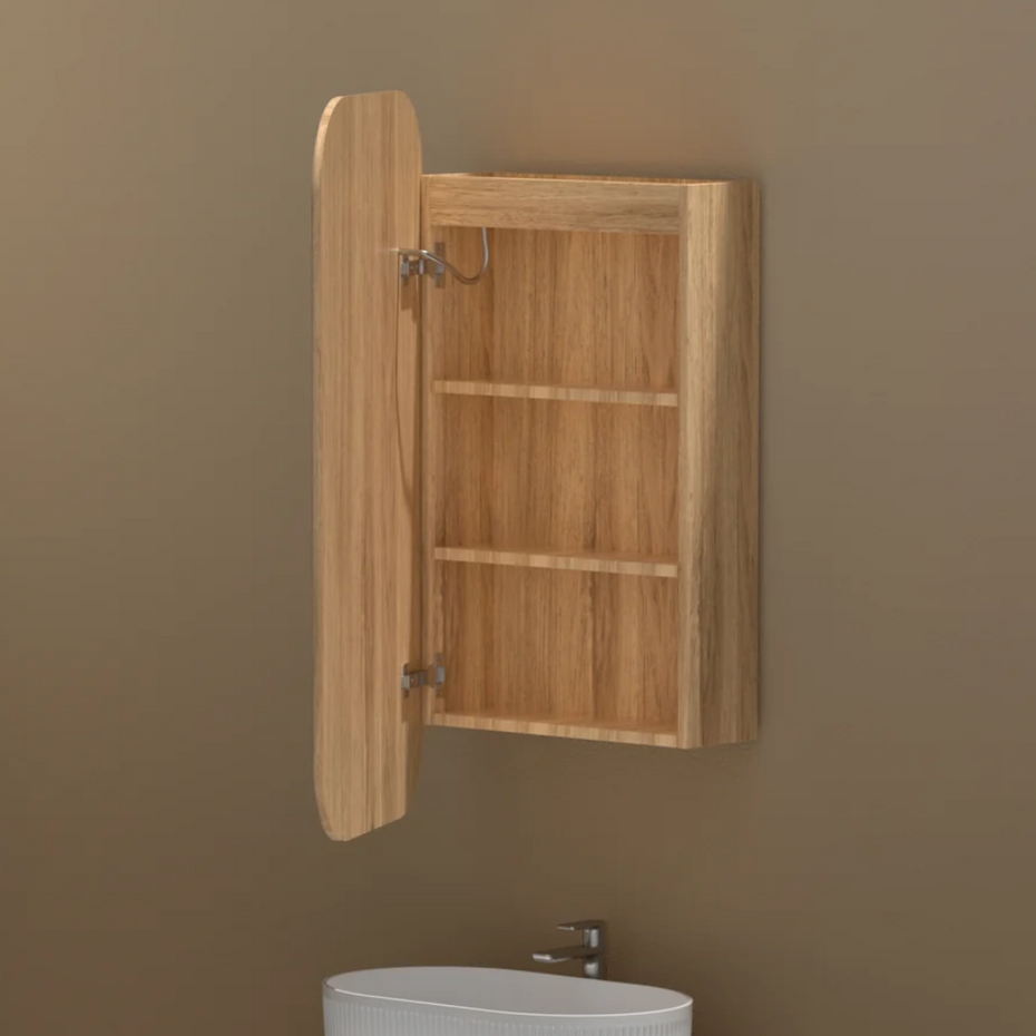 Earls 450x900mm Squircle Shaving Cabinet with or without LED.