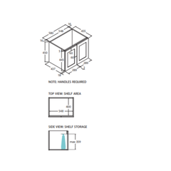 Mila Hampton 750mm Hampton Shaker Style Bathroom Vanity