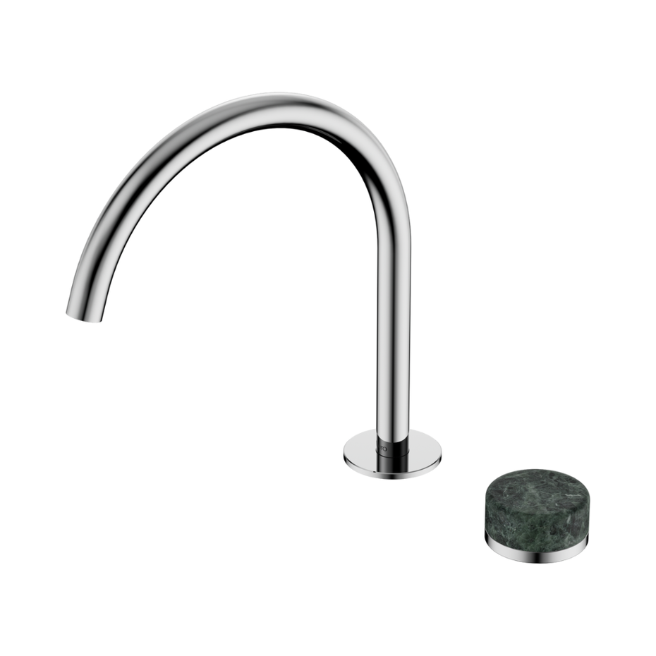 Serenity Progressive Bath/Kitchen Mixer Arc Spout With Verde Alpi Handle