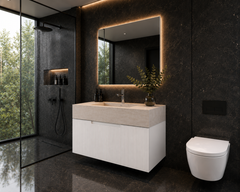 Laurant Travertine finish Wall Hung Wall Hung Vanity basin top 900mm