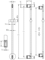 Lantra Shower Rail