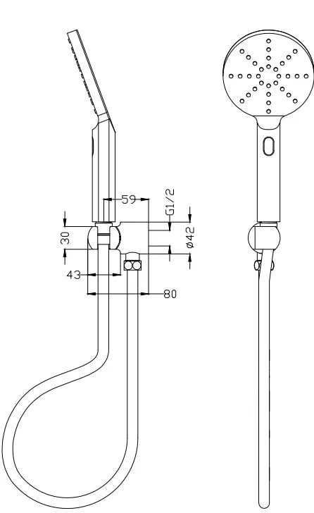 Lantra Shower on Bracket