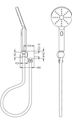 Lantra Shower on Bracket