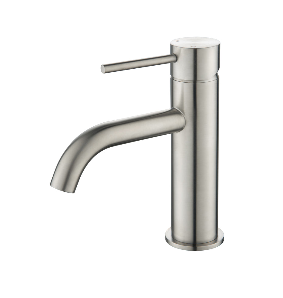 'STEEL' Short Basin Mixer