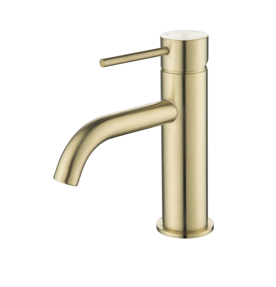 'STEEL' Short Basin Mixer