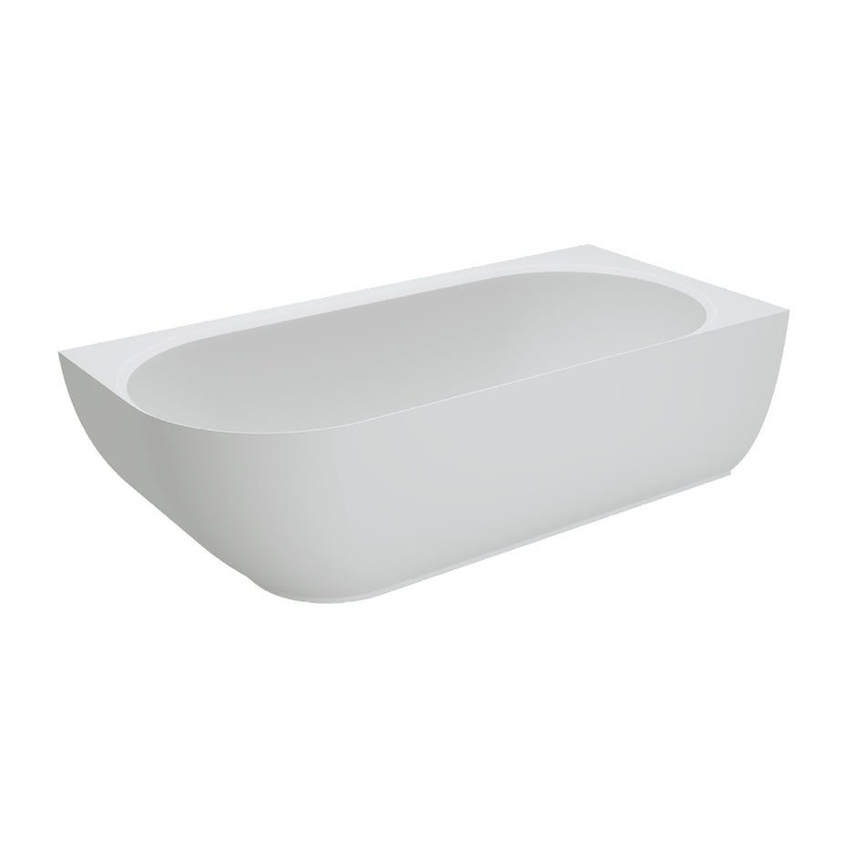 Matta Left-Hand Solid Surface Corner Bath, 1750mm