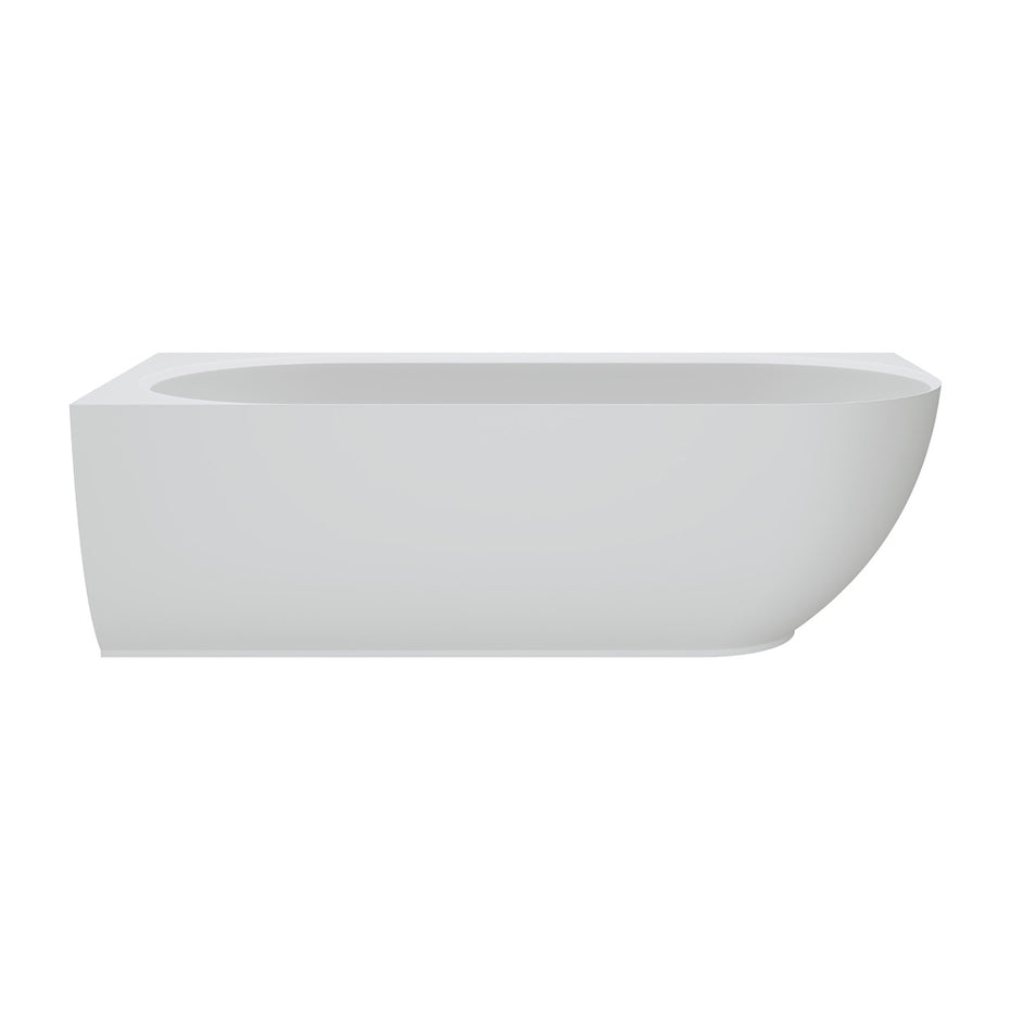 Matta Right-Hand Solid Surface Corner Bath, 1750mm
