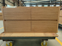 Sahara (MK2) 1200mm Wall Hung Natural Oak Timber Veneer Bathroom Vanity