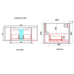 Savio Wall Hung 900mm