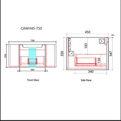 Savio Wall Hung 750mm