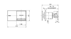 Zimi Shower / Wall Mixer