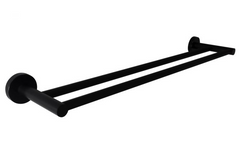 'STEEL - Luna' 600/750mm Double Towel Rail