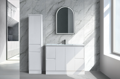 Sammy Gloss White Freestanding Vanity 1200mm - Cabinet Only
