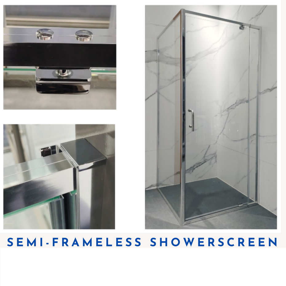 Semi Frameless Shower Screens - Roana
