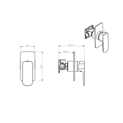 Oskar Shower Mixer