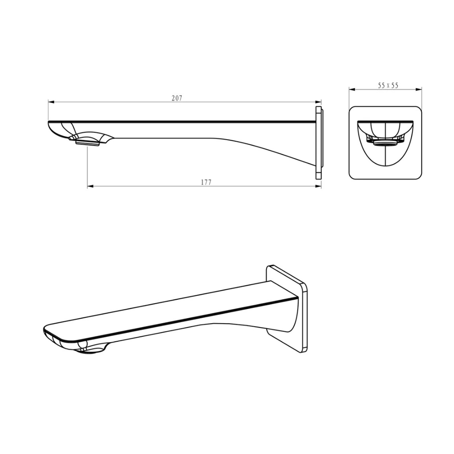 Oskar Bath Spout