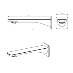 Oskar Bath Spout