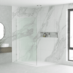 10mm Frameless walk-in panel Shower Screen