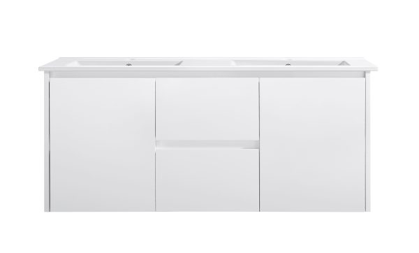 Willo White Wall Hung Vanity 600mm - Cabinet Only