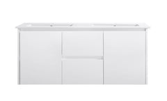 Willo White Wall Hung Vanity 600mm - Cabinet Only