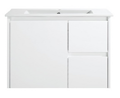Willo White Wall Hung Vanity 600mm - Cabinet Only