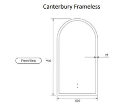 Canterbury LED Mirror