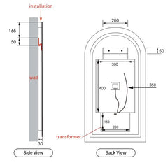 Canterbury LED Mirror