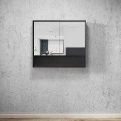 Otti Mitered Shaving Cabinet with Shelf