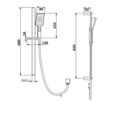 Kasten - Shower on Rail