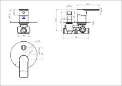 Kiama Shower Mixer with Diverter
