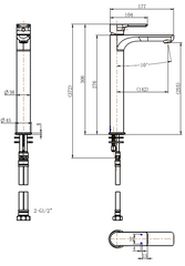 Kiama Tall Basin Mixer