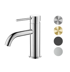 'STEEL' Short Basin Mixer
