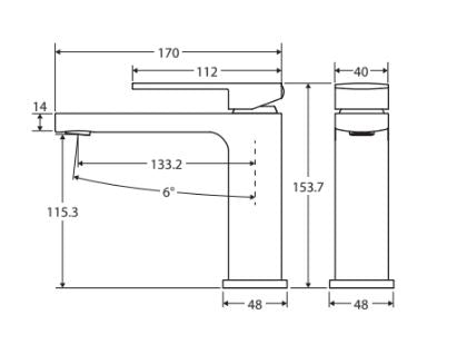 FIENZA TONO Basin Mixer
