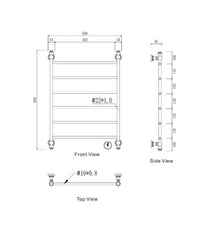 Medoc Traditional Heated Towel Rail - 4 Colours Available
